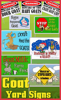 click to go to Goat Yard Signs