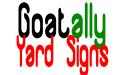 Goat Yard Signs Lawn Decor 